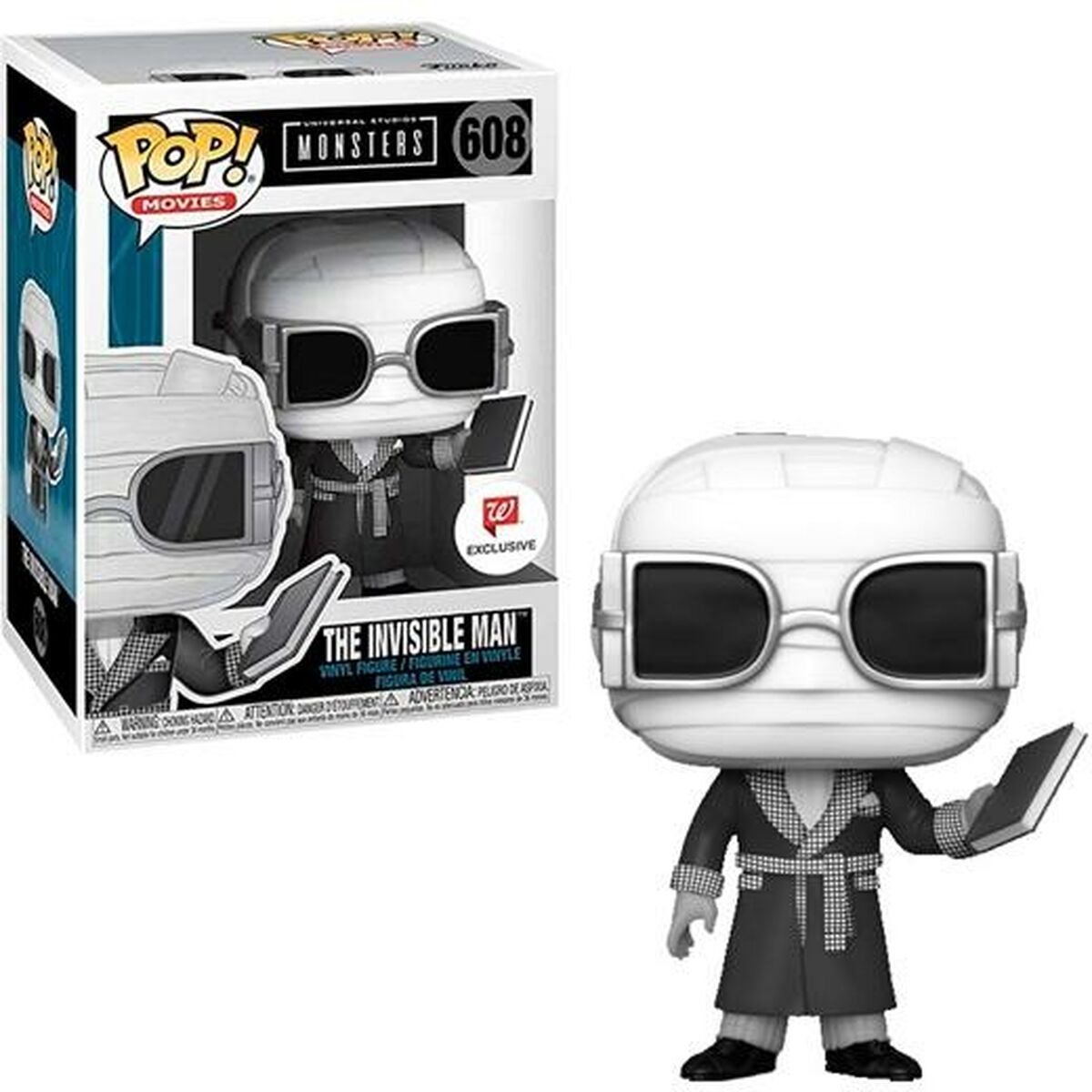 Action Figure Funko POP MOVIES UNIVERSAL STUDIOS MONSTERS INVISIBLE