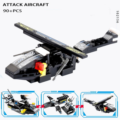 8pcs/lot 695Pcs City Police SWAT Building Blocks