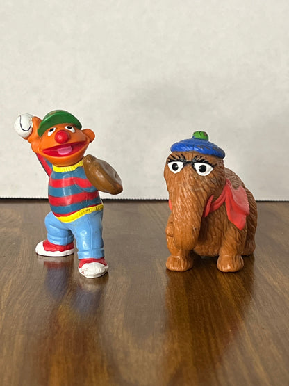 Sesame Street Shell Gas Station Promo Figure PVC Figures - 1988