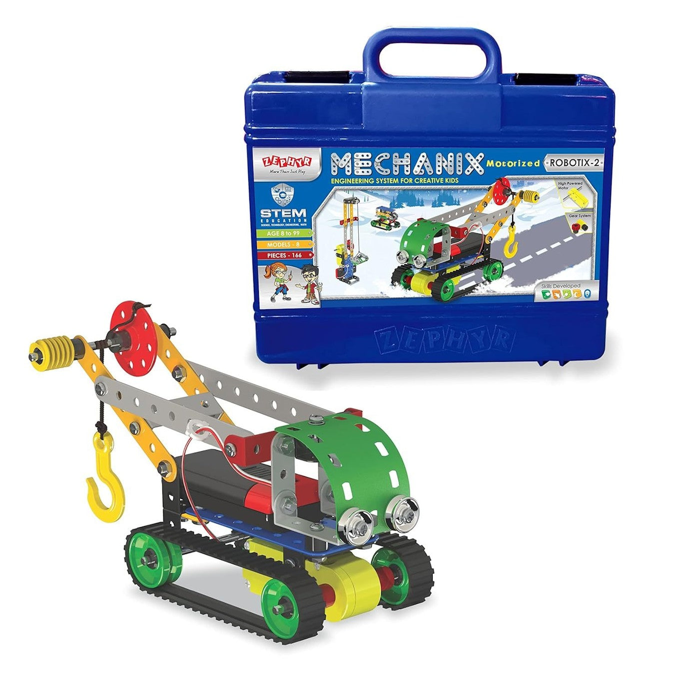 Robotix-2 Smart Bag DIY Stem and Steam Education Metal Construction