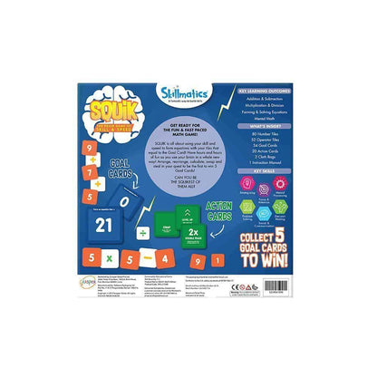 Skillmatics SQUIK The Math Edition - Teach Children Mental Maths